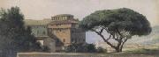 Pierre de Valenciennes View of the Convent of the Ara Coeli The Umbrella Pine (mk05) oil painting on canvas